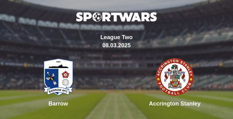 Where to watch the match Barrow - Accrington Stanley