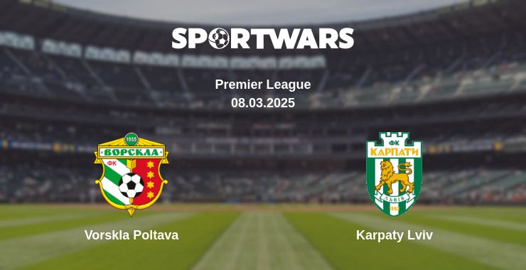 Where to watch the match Vorskla Poltava - Karpaty Lviv