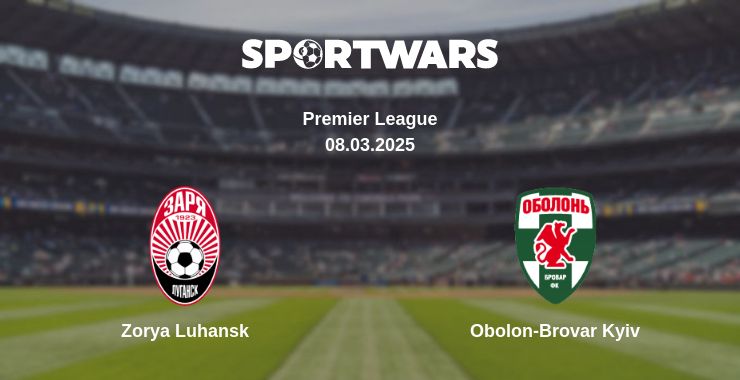 Where to watch the match Zorya Luhansk - Obolon-Brovar Kyiv