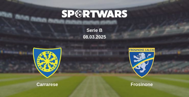 Where to watch the match Carrarese - Frosinone