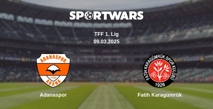 Where to watch the match Adanaspor - Fatih Karagümrük