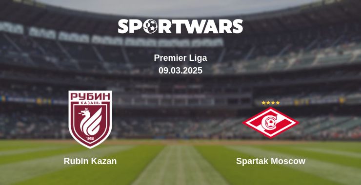 Where to watch the match Rubin Kazan - Spartak Moscow