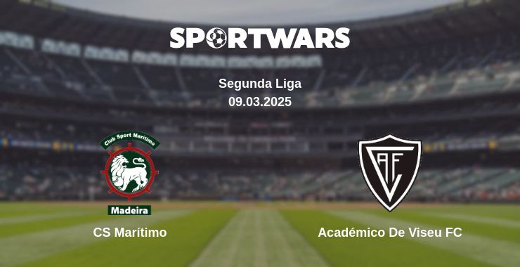 Where to watch the match CS Marítimo - Académico De Viseu FC