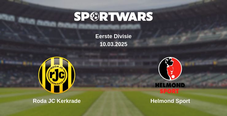 Where to watch the match Roda JC Kerkrade - Helmond Sport