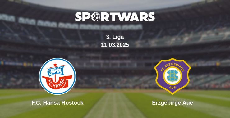 Where to watch the match F.C. Hansa Rostock - Erzgebirge Aue