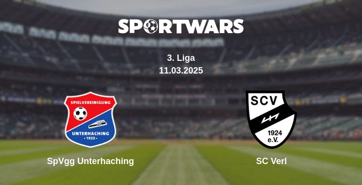 Where to watch the match SpVgg Unterhaching - SC Verl