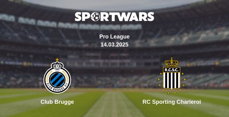 Where to watch the match Club Brugge - RC Sporting Charleroi