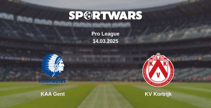 Where to watch the match KAA Gent - KV Kortrijk