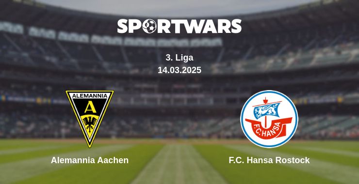 Where to watch the match Alemannia Aachen - F.C. Hansa Rostock