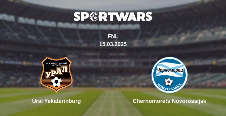 Where to watch the match Ural Yekaterinburg - Chernomorets Novorossijsk