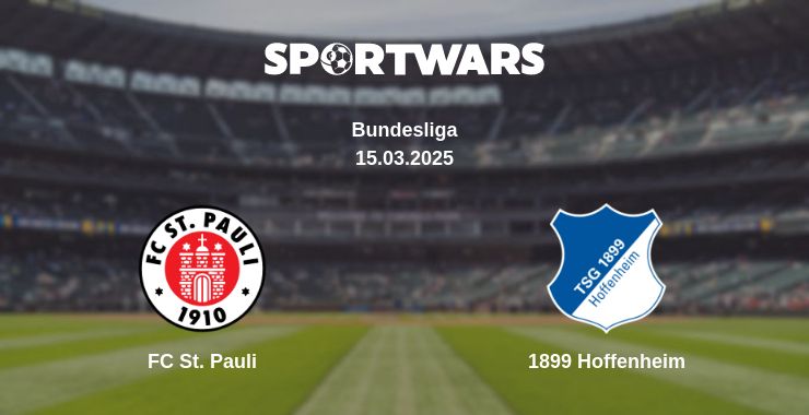 Where to watch the match FC St. Pauli - 1899 Hoffenheim