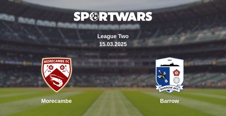 Where to watch the match Morecambe - Barrow