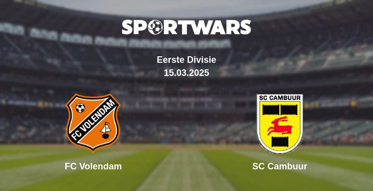 Where to watch the match FC Volendam - SC Cambuur