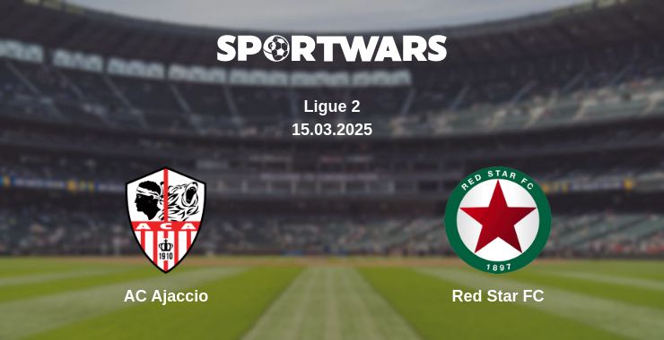 Where to watch the match AC Ajaccio - Red Star FC