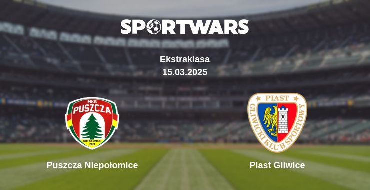 Where to watch the match Puszcza Niepołomice - Piast Gliwice