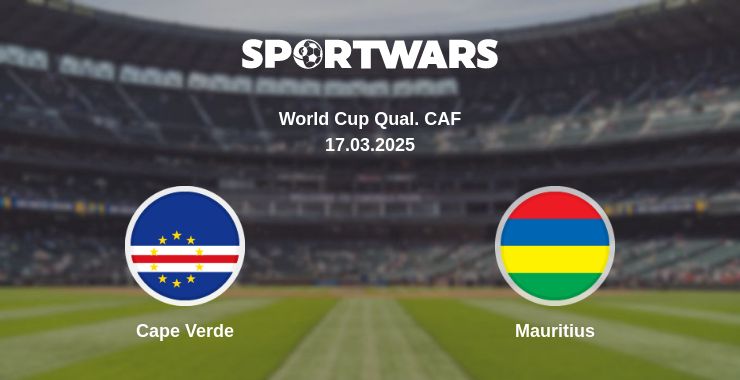 Where to watch the match Cape Verde - Mauritius