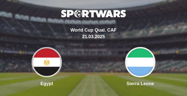 Where to watch the match Egypt - Sierra Leone