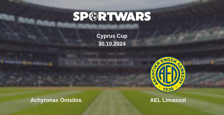 Where to watch the match Achyronas Onisilos - AEL Limassol