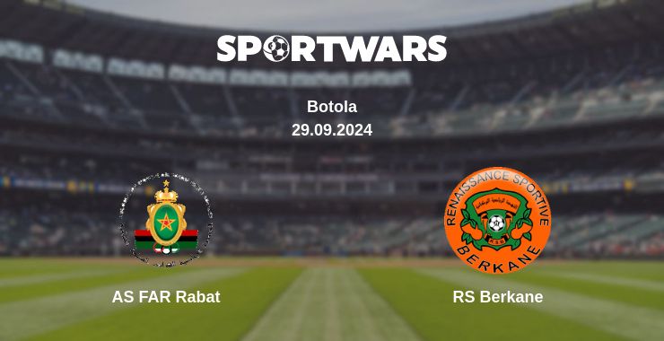 Where to watch the match AS FAR Rabat - RS Berkane