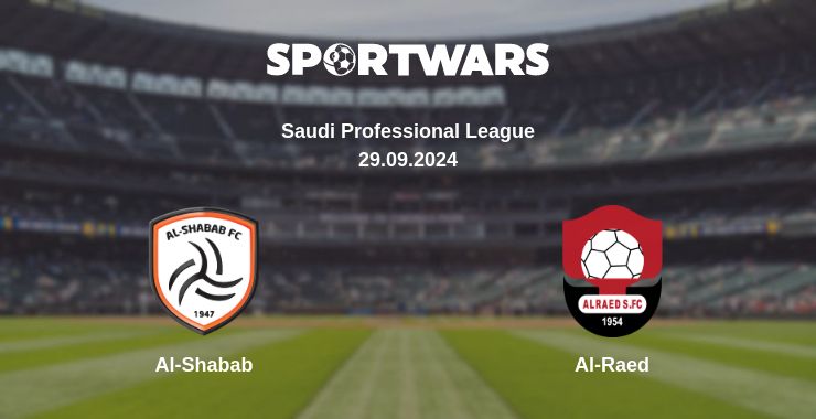 Where to watch the match Al-Shabab - Al-Raed