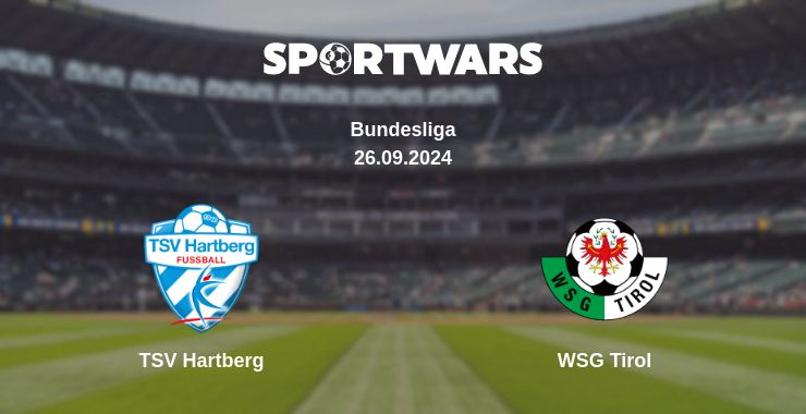 Where to watch the match TSV Hartberg - WSG Tirol