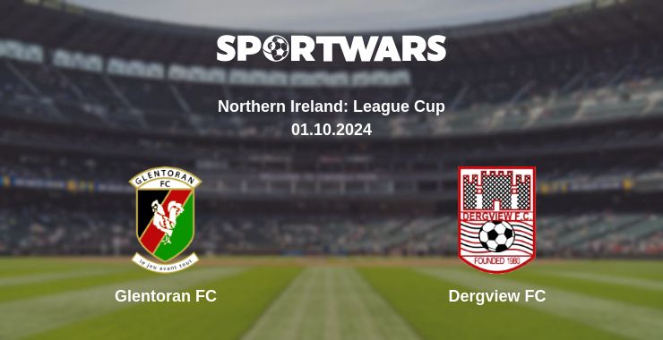 Where to watch the match Glentoran FC - Dergview FC