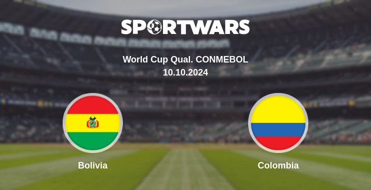 Where to watch the match Bolivia - Colombia