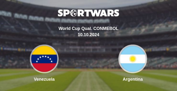 Where to watch the match Venezuela - Argentina