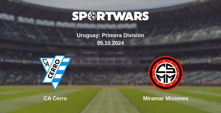 Where to watch the match CA Cerro - Miramar Misiones