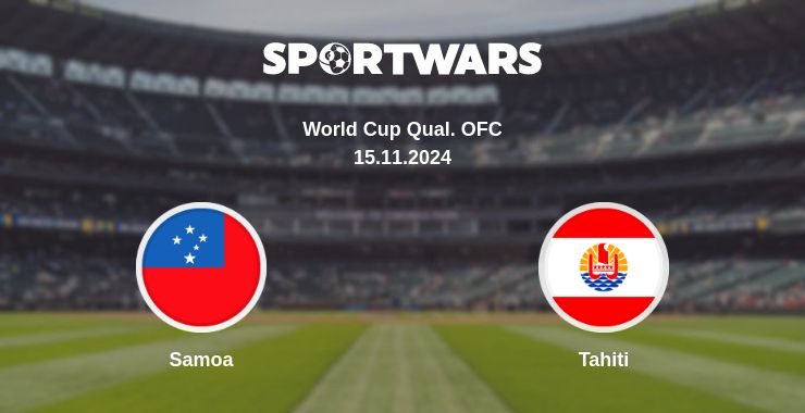 Where to watch the match Samoa - Tahiti