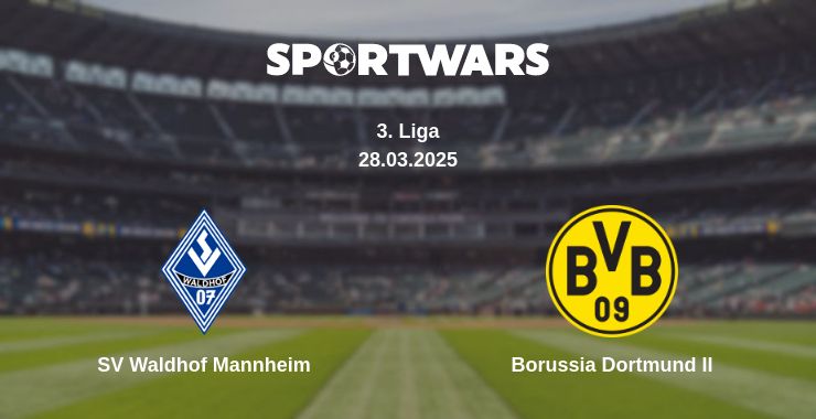 Where to watch the match SV Waldhof Mannheim - Borussia Dortmund II