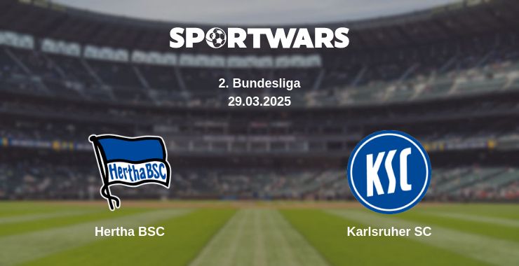 Where to watch the match Hertha BSC - Karlsruher SC