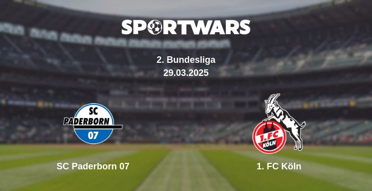 Where to watch the match SC Paderborn 07 - 1. FC Köln