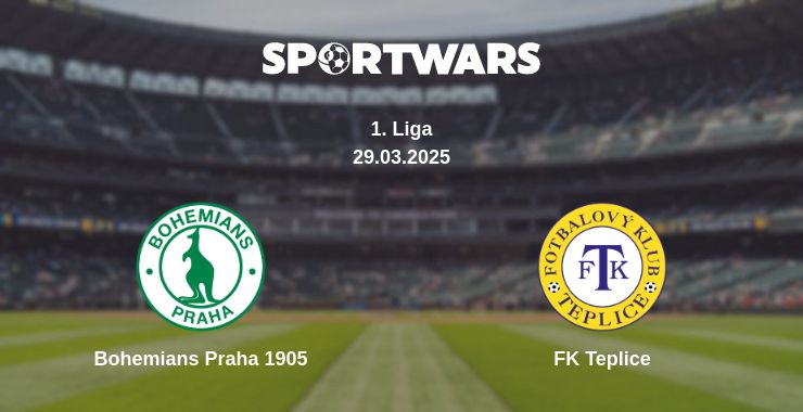 Where to watch the match Bohemians Praha 1905 - FK Teplice