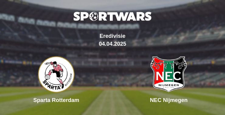 Where to watch the match Sparta Rotterdam - NEC Nijmegen