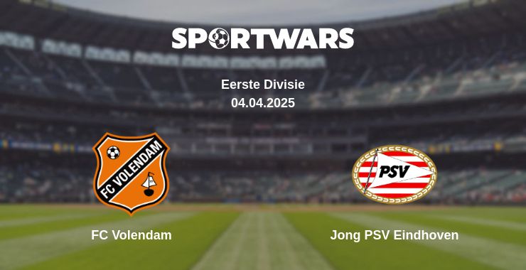 Where to watch the match FC Volendam - Jong PSV Eindhoven