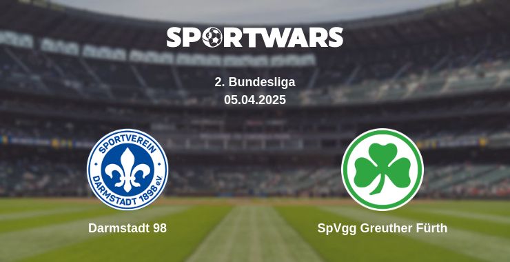 Where to watch the match Darmstadt 98 - SpVgg Greuther Fürth