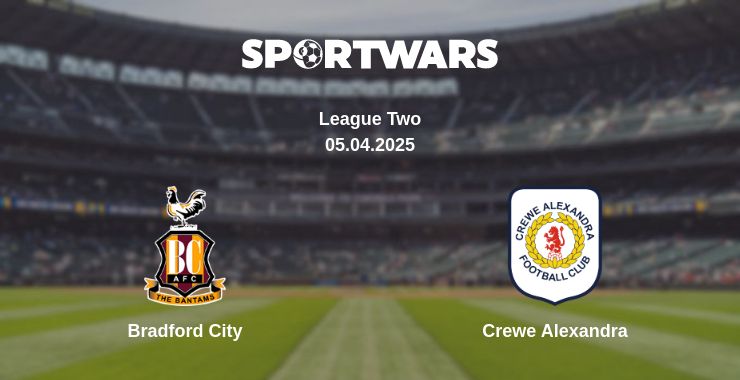 Where to watch the match Bradford City - Crewe Alexandra