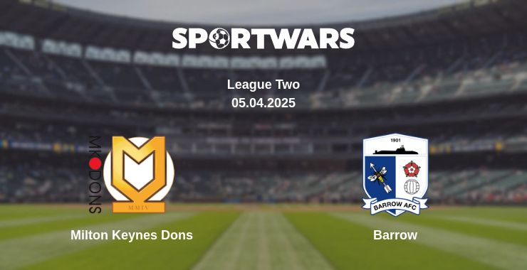 Where to watch the match Milton Keynes Dons - Barrow