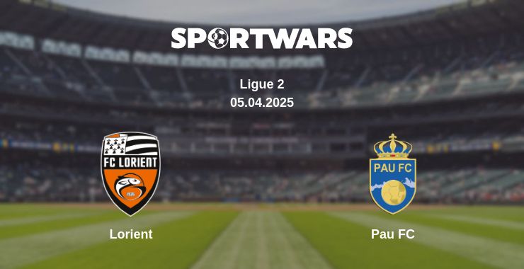 Where to watch the match Lorient - Pau FC