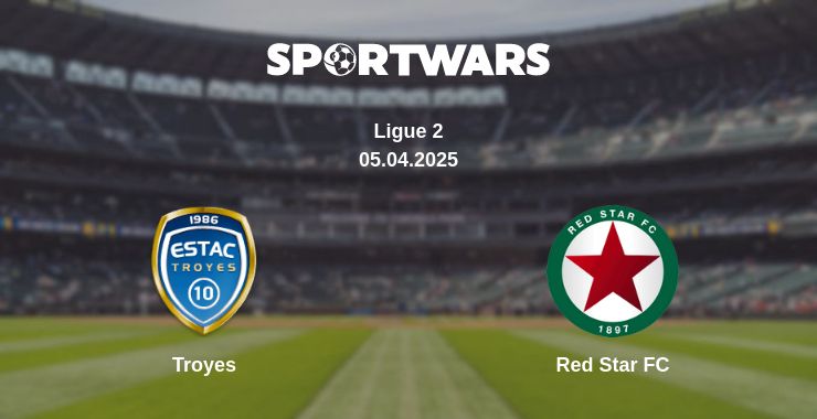 Where to watch the match Troyes - Red Star FC