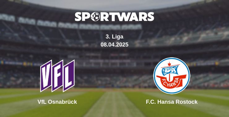 Where to watch the match VfL Osnabrück - F.C. Hansa Rostock