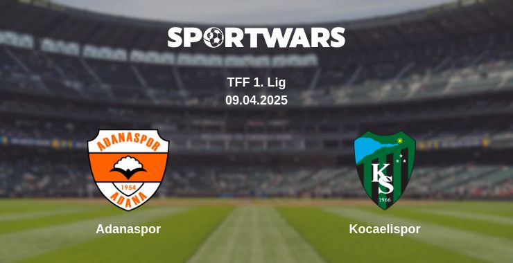 Where to watch the match Adanaspor - Kocaelispor