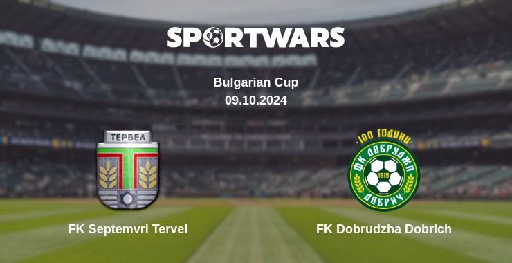 Where to watch the match FK Septemvri Tervel - FK Dobrudzha Dobrich