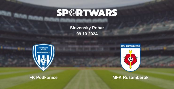 Where to watch the match FK Podkonice - MFK Ružomberok