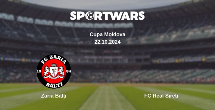 Where to watch the match Zaria Bălți - FC Real Sireti