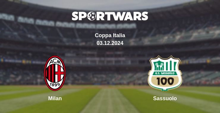 Where to watch the match Milan - Sassuolo