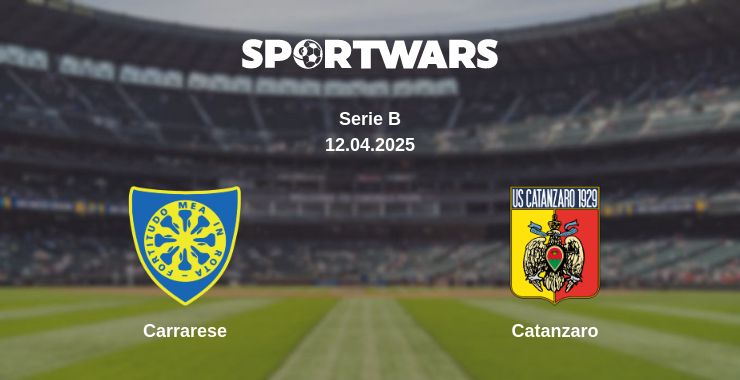 Where to watch the match Carrarese - Catanzaro