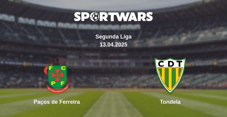 Where to watch the match Paços de Ferreira - Tondela