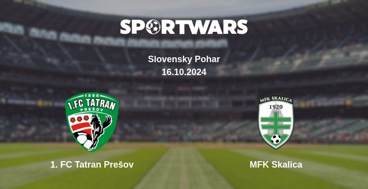 Where to watch the match 1. FC Tatran Prešov - MFK Skalica